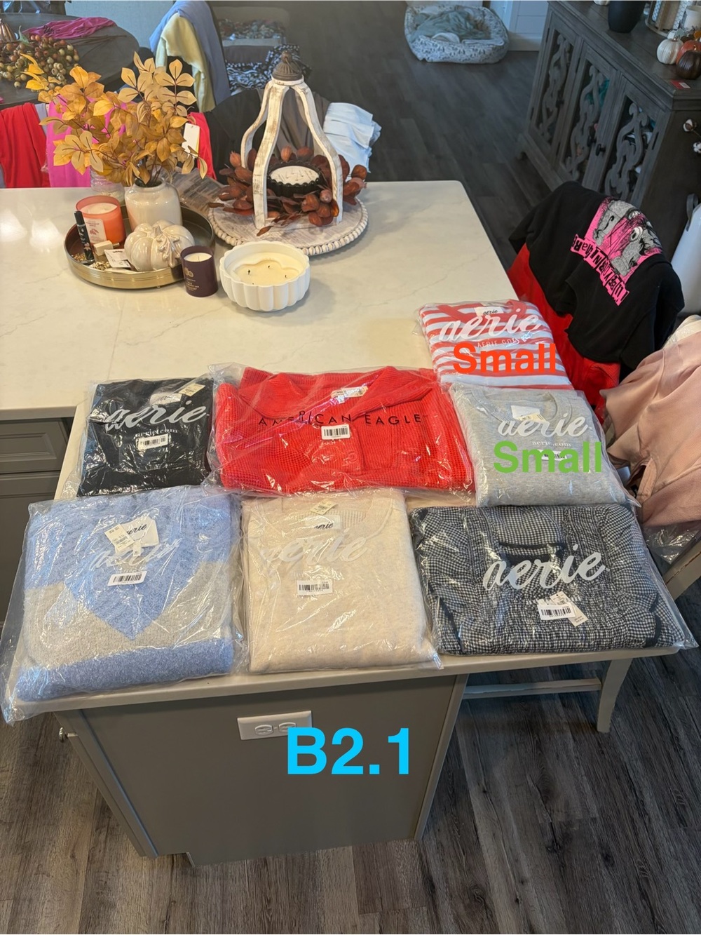 American Eagle Outfitters & Aerie Sweatshirts, 1 Dress, 2 small sweatshirts